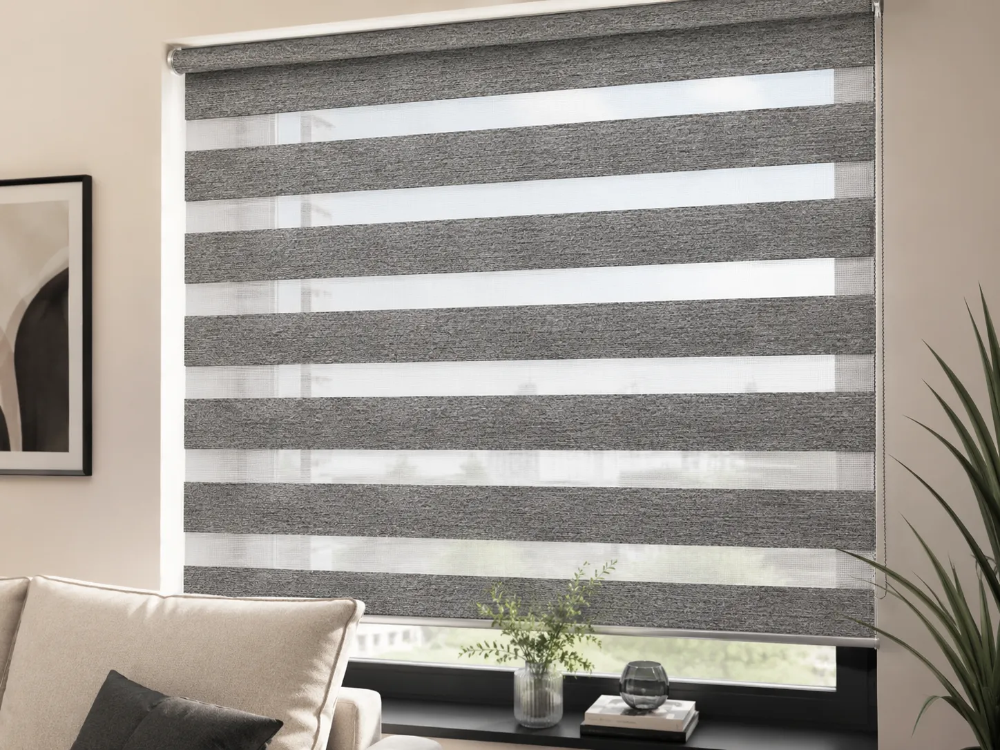 Blackout Zebra Perde Desen 11621 Renk 05 – Tam Karartma Özel Ölçü Zebra Perde
