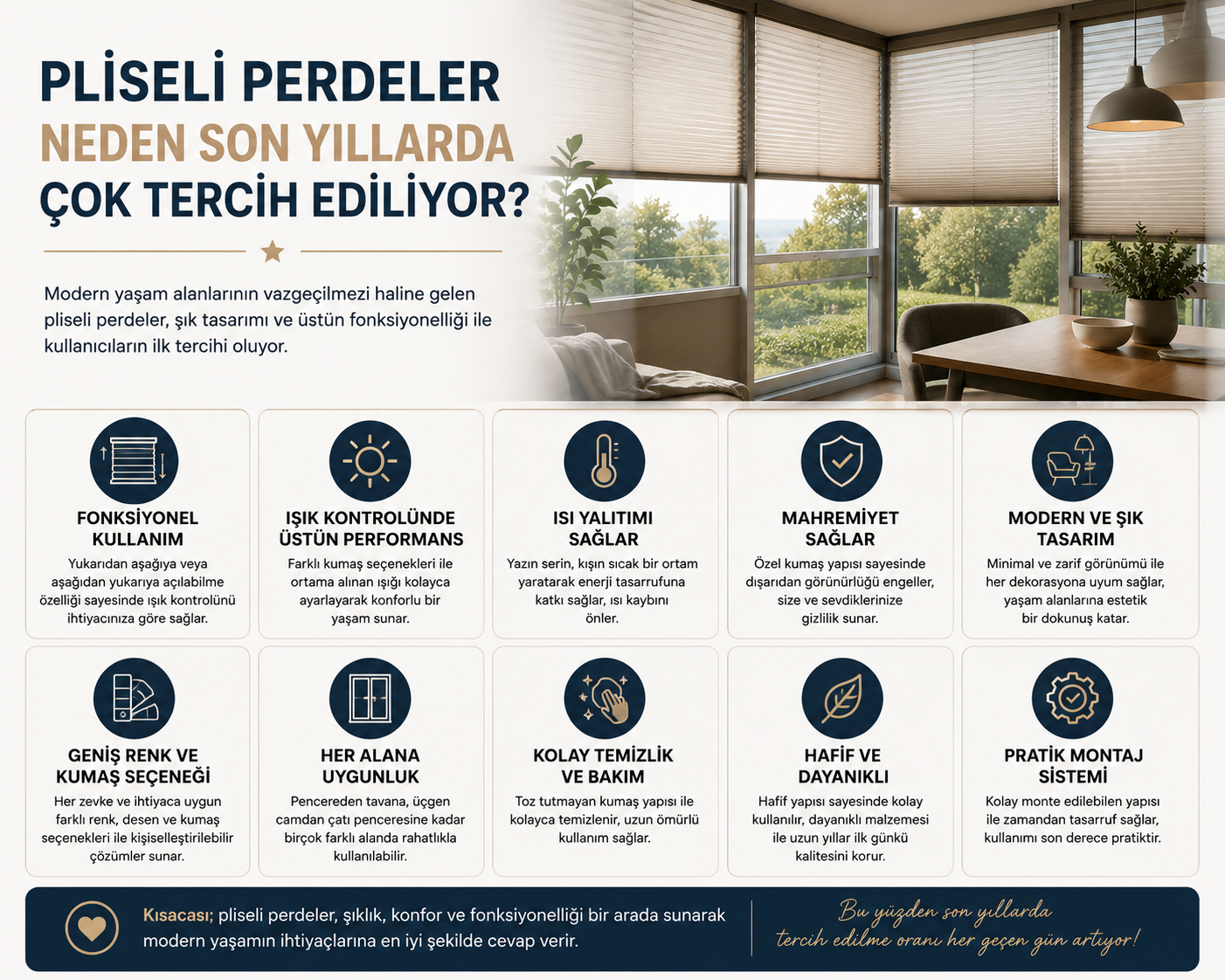 Pliseli Perdeler Neden Son Yıllarda Çok Tercih Ediliyor?