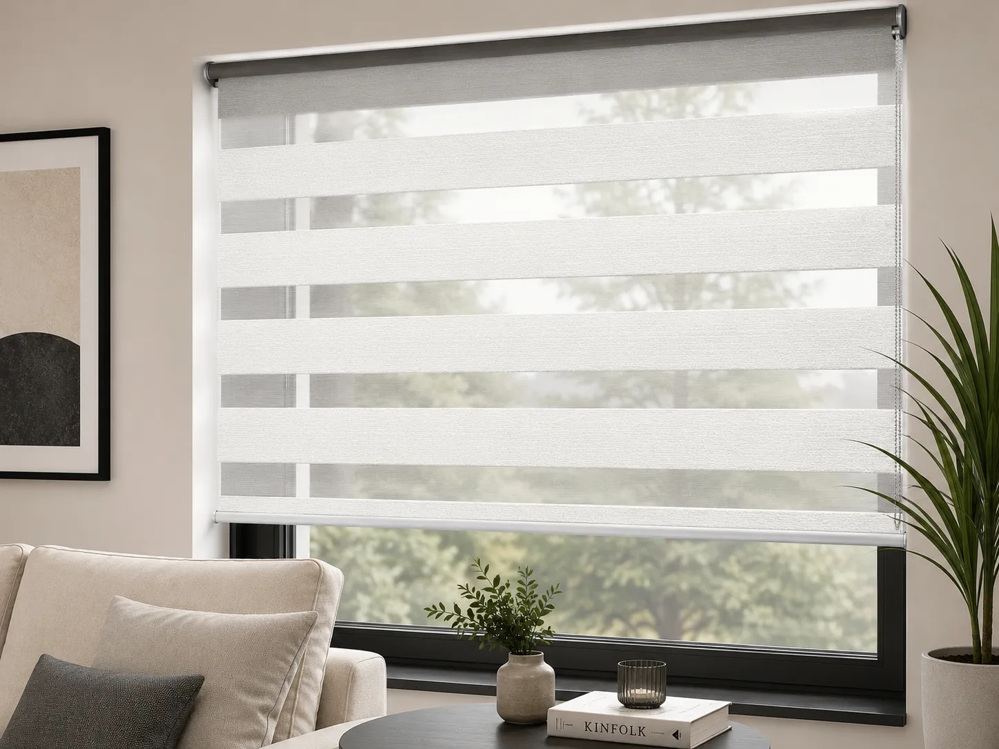 Zebra Kabartma Dokulu Perde Desen 12494 Renk 01 – Özel Ölçü Modern Zebra Perde